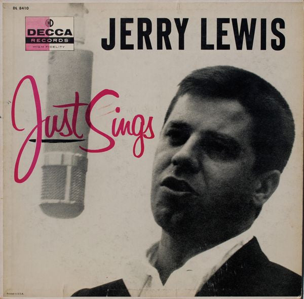 Jerry Lewis (3) : Just Sings (LP, Album, Mono)