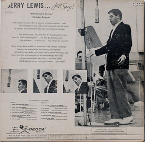 Jerry Lewis (3) : Just Sings (LP, Album, Mono)