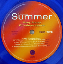 Laden Sie das Bild in den Galerie-Viewer, Donna Summer : Many States Of Independence  (LP, RSD, Comp, Blu)
