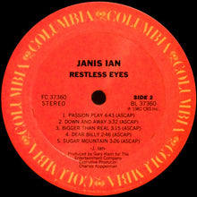 Load image into Gallery viewer, Janis Ian : Restless Eyes (LP, Album, Ter)
