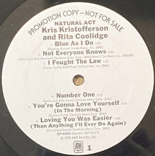Load image into Gallery viewer, Kris Kristofferson &amp; Rita Coolidge : Natural Act (LP, Album, Promo, Mon)
