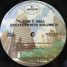 Load image into Gallery viewer, Tom T. Hall : Greatest Hits, Vol. 2 (LP, Comp, Ter)
