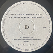 Laden Sie das Bild in den Galerie-Viewer, Dr. T. Lobsang Rampa* : Meditation (LP, Album)
