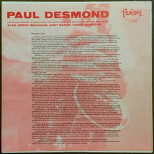 Load image into Gallery viewer, Gerry Mulligan, Mulligan Quartet* Featuring Chet Baker, Chico Hamilton Also Paul Desmond, Barney Kessel, David Van Kriedt* : Gerry Mulligan / Paul Desmond (LP, Comp, Mono, Red)
