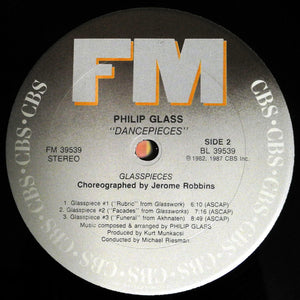 Philip Glass : DancePieces (LP, Album, Car)