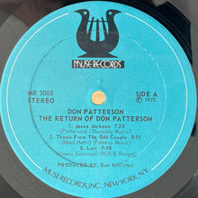 Load image into Gallery viewer, Don Patterson : The Return Of Don Patterson (LP, Album)
