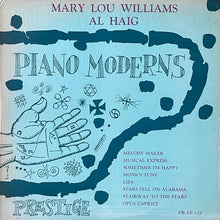 Laden Sie das Bild in den Galerie-Viewer, Mary Lou Williams, Al Haig : Piano Moderns (10", Mono)
