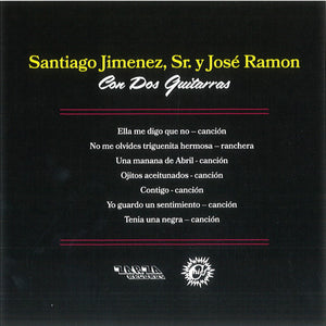 Santiago Jiménez y Jose Ramon : Con Dos Guitarras (CD, Album, Mono, Ltd)
