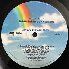 Charger l'image dans la galerie, Elton John : Tumbleweed Connection (LP, Album, RE, Glo)

