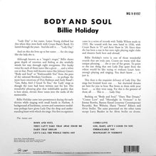 Charger l'image dans la galerie, Billie Holiday : Body And Soul  (LP, Album, Mono, RE, 180)
