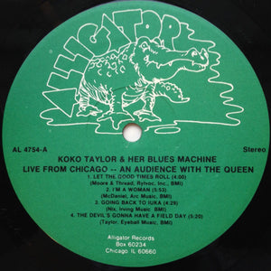 Koko Taylor And Her Blues Machine* : An Audience With The Queen (Live From Chicago) (LP, Album)
