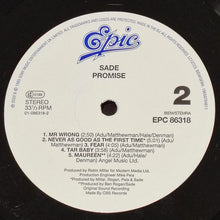 Laden Sie das Bild in den Galerie-Viewer, Sade : Promise (LP, Album, RE, RM, Hal)
