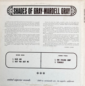 Wardell Gray : Shades Of Gray (LP, Album)