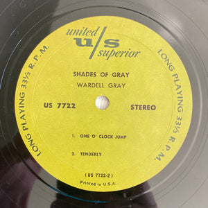 Wardell Gray : Shades Of Gray (LP, Album)