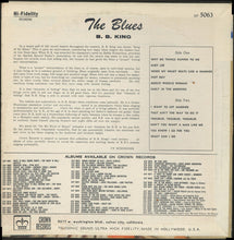 Charger l'image dans la galerie, B. B. King* : The Blues (LP, Album, Mono)
