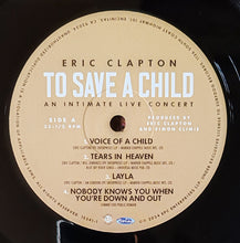 Load image into Gallery viewer, Eric Clapton : To Save A Child An Intimate Live Concert  (2xLP, Album)
