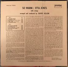 Charger l'image dans la galerie, Etta Jones And Strings : So Warm (LP, Album, Mono)
