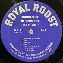 Load image into Gallery viewer, Johnny Smith Quintet Featuring Stan Getz : Moonlight In Vermont (LP, Album, Comp, Mono)

