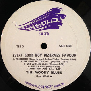 The Moody Blues : Every Good Boy Deserves Favour (LP, Album, W -)