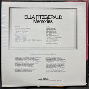 Ella Fitzgerald : Memories (LP, Comp)