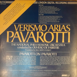 Luciano Pavarotti : Verismo Arias (LP)
