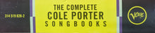 Laden Sie das Bild in den Galerie-Viewer, Cole Porter : The Complete Cole Porter Songbooks (3xCD, Comp, RE + Box)
