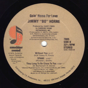Jimmy "Bo" Horne : Goin' Home For Love (LP, Album)