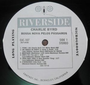 Charlie Byrd : Bossa Nova Pelos Pássaros (LP, Album, RE)