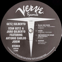 Load image into Gallery viewer, Stan Getz / João Gilberto Featuring Antonio Carlos Jobim : Getz / Gilberto (LP, Album, RE, RP)
