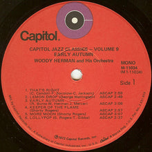Load image into Gallery viewer, Woody Herman And His Orchestra : Early Autumn (LP, Comp, Mono)
