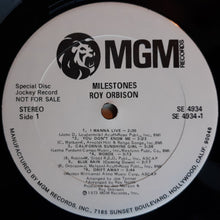 Load image into Gallery viewer, Roy Orbison : Milestones (LP, Album, Promo)
