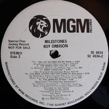 Load image into Gallery viewer, Roy Orbison : Milestones (LP, Album, Promo)
