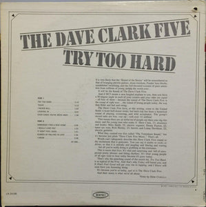 The Dave Clark Five : Try Too Hard (LP, Album, Mono, Ter)