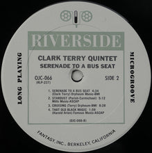 Laden Sie das Bild in den Galerie-Viewer, Clark Terry Quintet : Serenade To A Bus Seat (LP, Album, RE)
