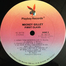 Laden Sie das Bild in den Galerie-Viewer, Mickey Gilley : First Class (LP, Album, Ter)
