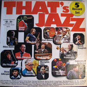 Various : That's Jazz (5xLP, Comp, Mono + Box)