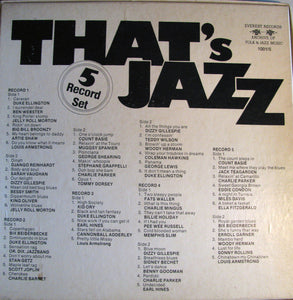 Various : That's Jazz (5xLP, Comp, Mono + Box)