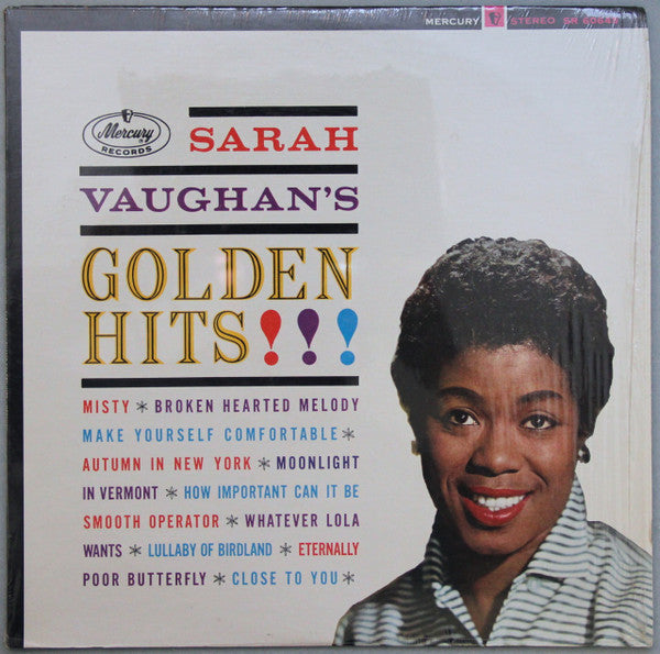 Sarah Vaughan : Sarah Vaughan's Golden Hits (LP, Comp, RE, PRC)