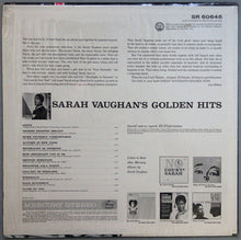 Load image into Gallery viewer, Sarah Vaughan : Sarah Vaughan&#39;s Golden Hits (LP, Comp, RE, PRC)
