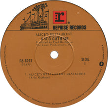 Load image into Gallery viewer, Arlo Guthrie : Alice&#39;s Restaurant (LP, Album, RE, Win)
