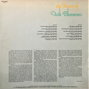 Various : The Finest Of Folk Bluesmen (LP, Comp, RE)