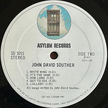 Charger l'image dans la galerie, John David Souther : John David Souther (LP, Album, PR )
