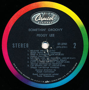 Miss Peggy Lee* : Somethin' Groovy (LP, Album)