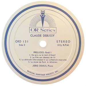 Claude Debussy, Jörg Demus : Complete Piano Music Volume I (LP)