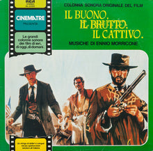 Laden Sie das Bild in den Galerie-Viewer, Ennio Morricone : Il Buono, Il Brutto, Il Cattivo (Colonna Sonora Originale Del Film) (LP, Album, RE)
