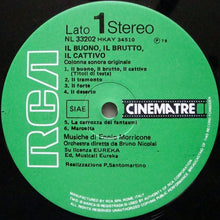 Laden Sie das Bild in den Galerie-Viewer, Ennio Morricone : Il Buono, Il Brutto, Il Cattivo (Colonna Sonora Originale Del Film) (LP, Album, RE)
