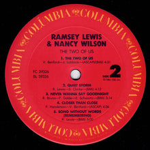 Load image into Gallery viewer, Ramsey Lewis &amp; Nancy Wilson : The Two Of Us (LP, Album, Pit)
