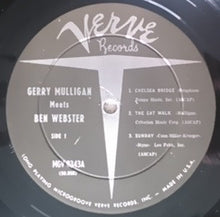 Laden Sie das Bild in den Galerie-Viewer, Gerry Mulligan Meets Ben Webster : Gerry Mulligan Meets Ben Webster (LP, Album, Mono)
