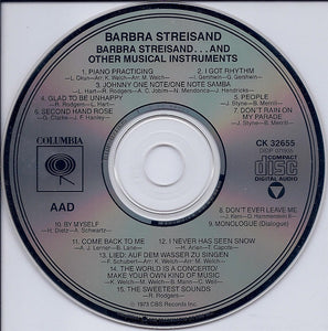 Barbra Streisand : Barbra Streisand...And Other Musical Instruments (CD, Album, RE)