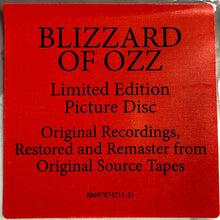 Load image into Gallery viewer, Ozzy Osbourne : Blizzard Of Ozz (LP, Album, Ltd, Pic, RE, RM)
